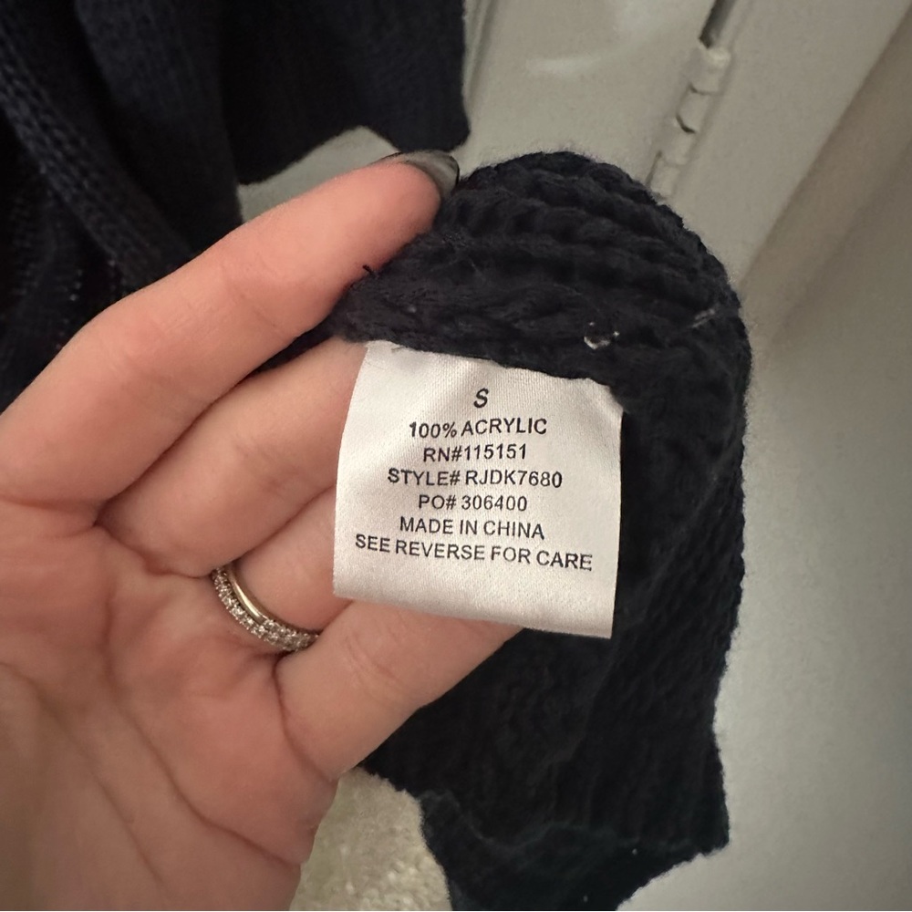 Navy Blue Cardigan - Picture 5 of 7